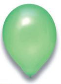 Latex Ballon hellgrün metallic