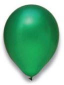 Latex Ballon grün metallic