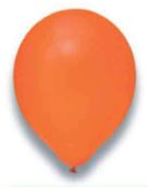 Latex Ballon orange metallic 